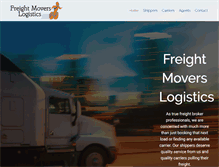 Tablet Screenshot of freightmovers.org